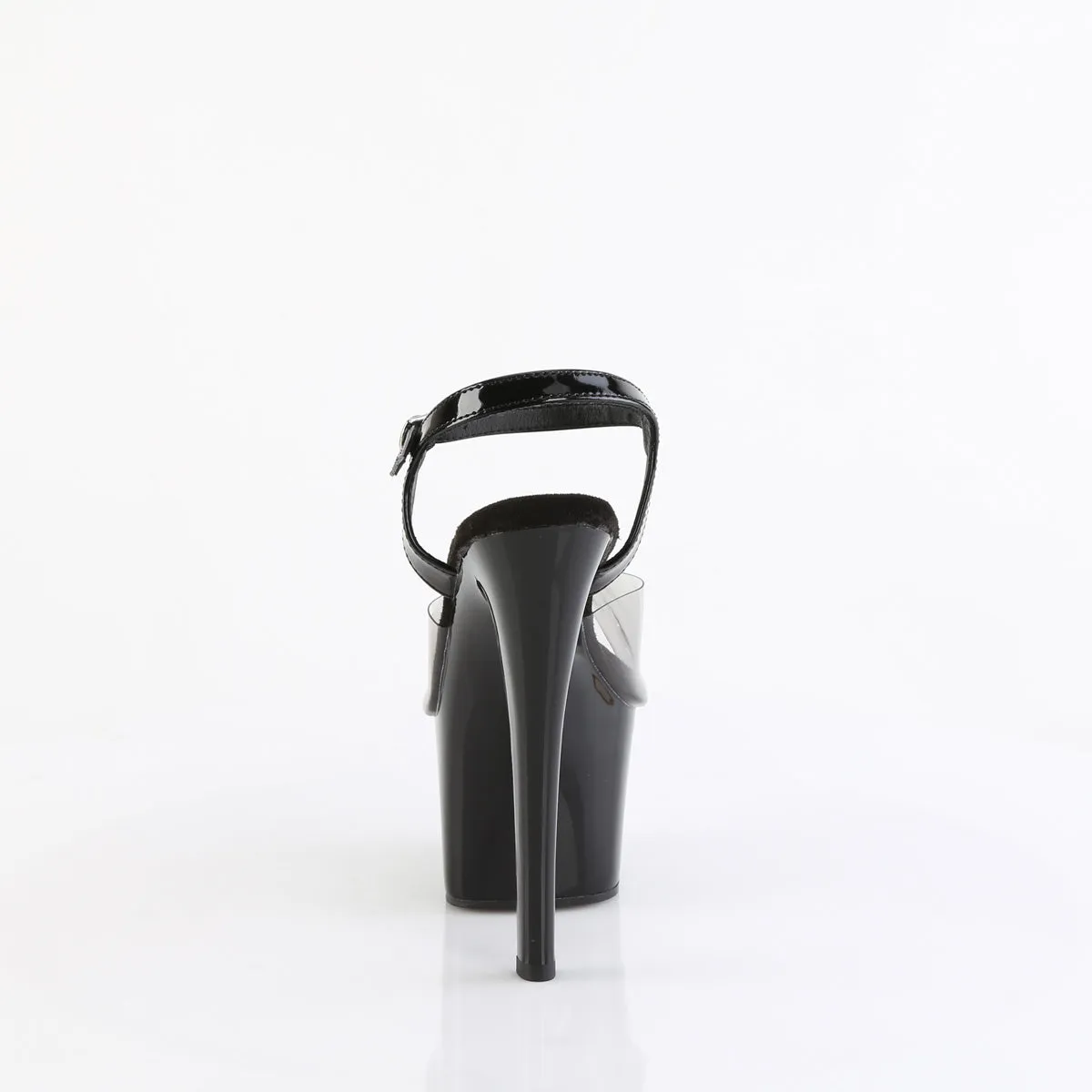 7 Inch Heel SKY-308-1 Smoke Black