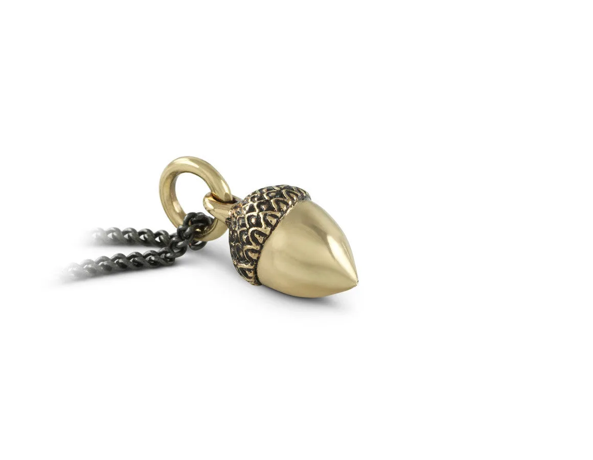 Acorn Necklace - Bronze