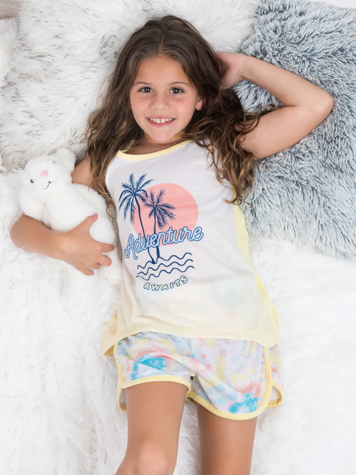 Adventure Awaits Pajama Shorts Set