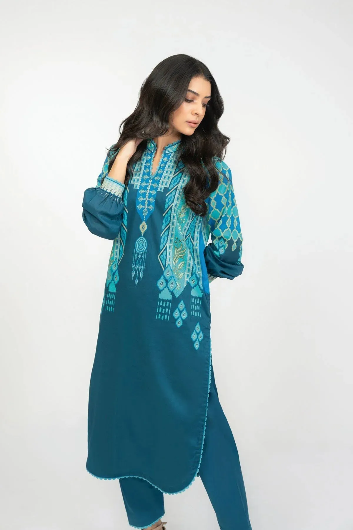 AlKaram Unstitched 2 Piece D#SS-48