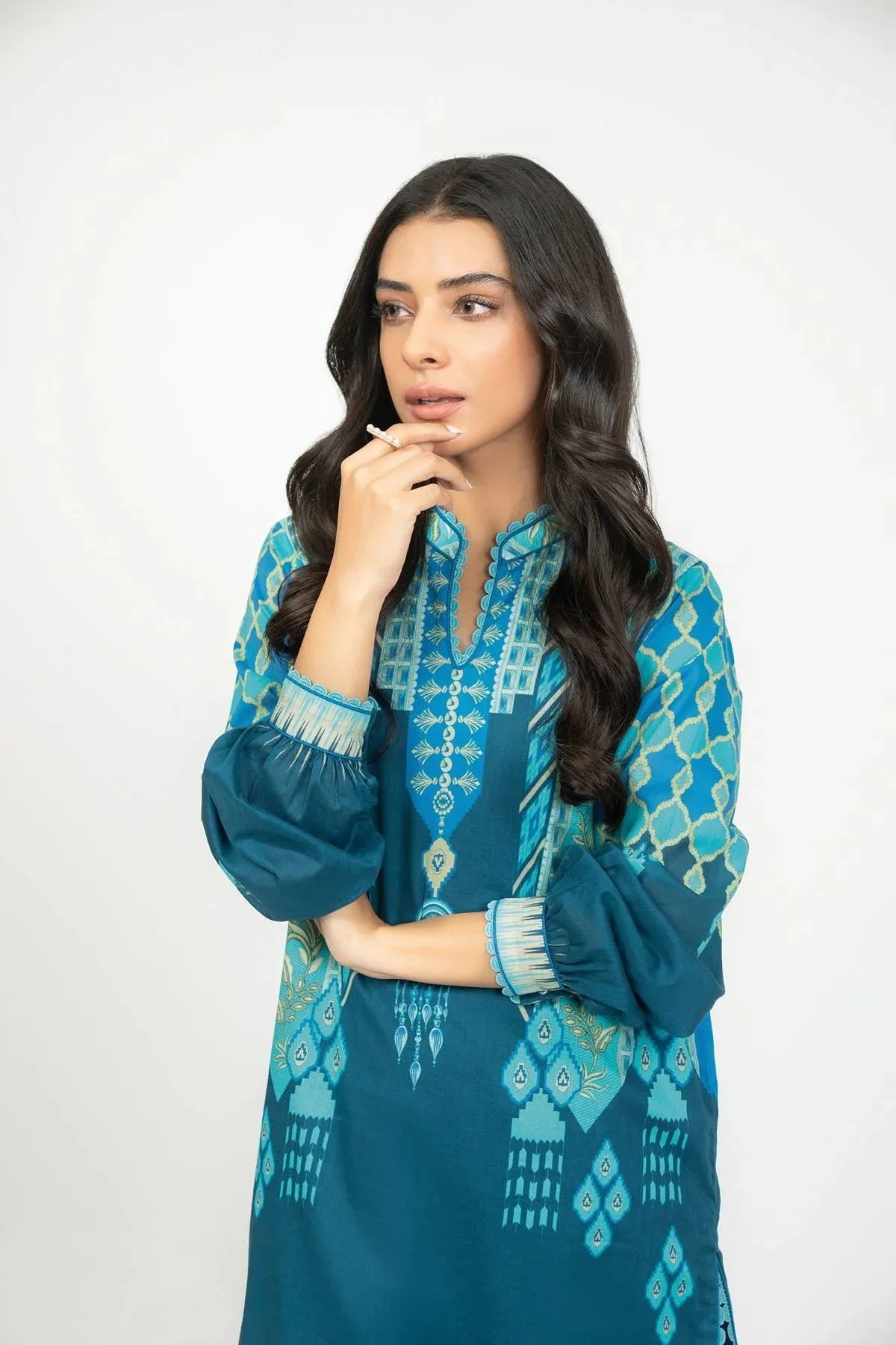 AlKaram Unstitched 2 Piece D#SS-48