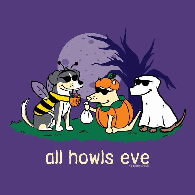 All Howls Eve - Ladies Curvy V-Neck Tee