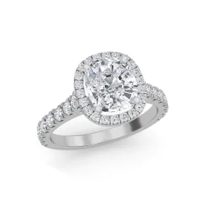 AUTRE - 14k White Gold 2.00ct Lab Grown Diamond Engagement Ring