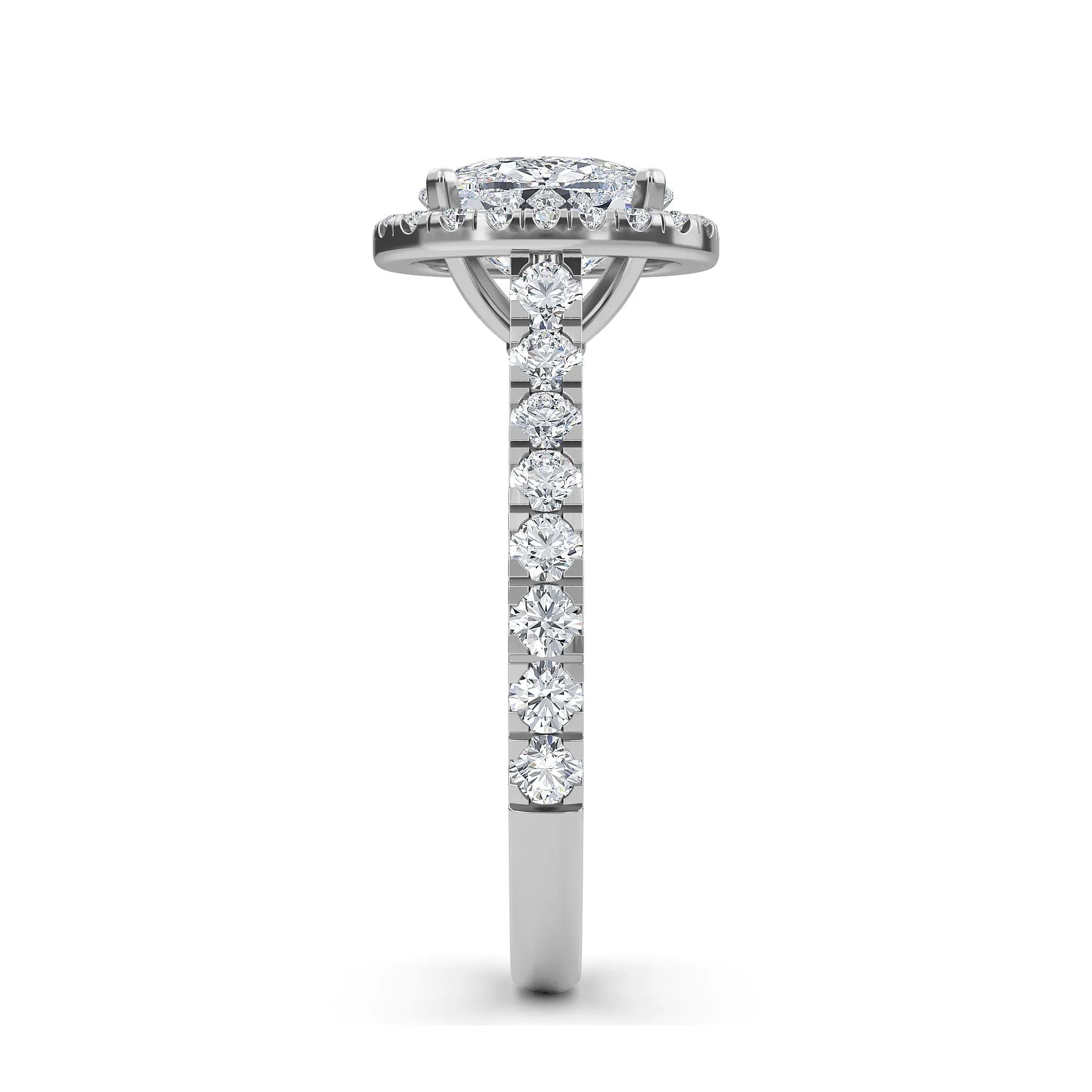 AUTRE - 14k White Gold 2.00ct Lab Grown Diamond Engagement Ring