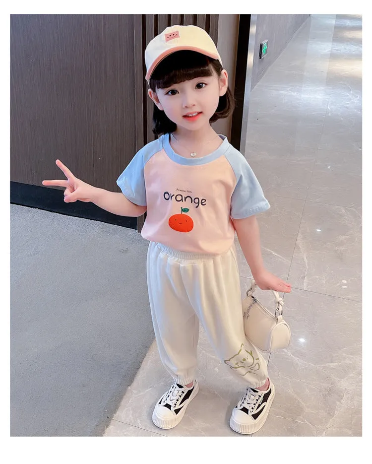 Baby Kid Girls Dinosaur Cartoon Print Pants