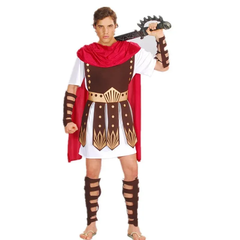 Boys Ancient Greek Roman Warrior Medieval Costume