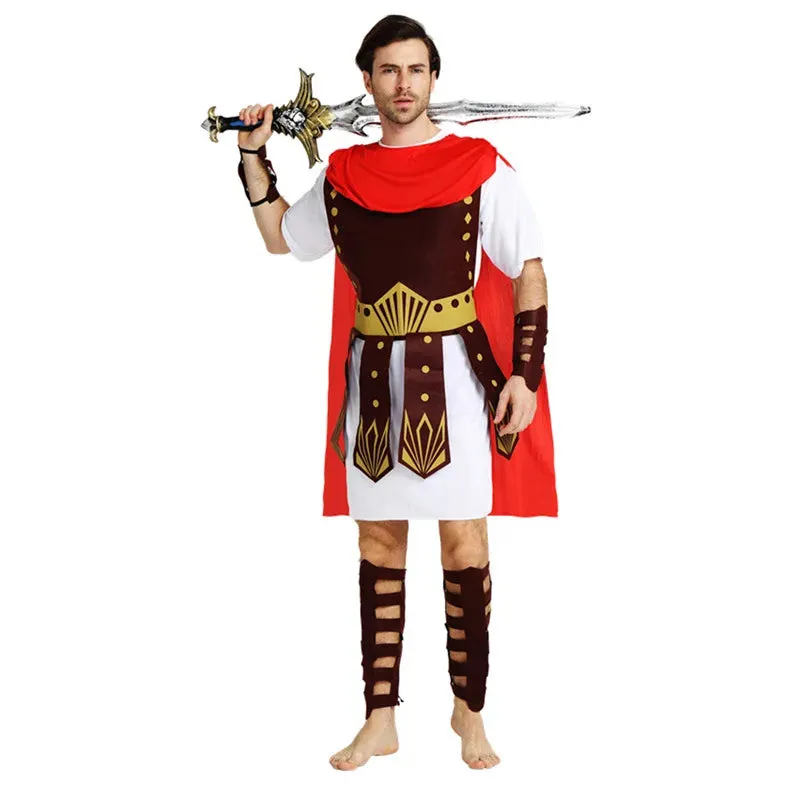 Boys Ancient Greek Roman Warrior Medieval Costume