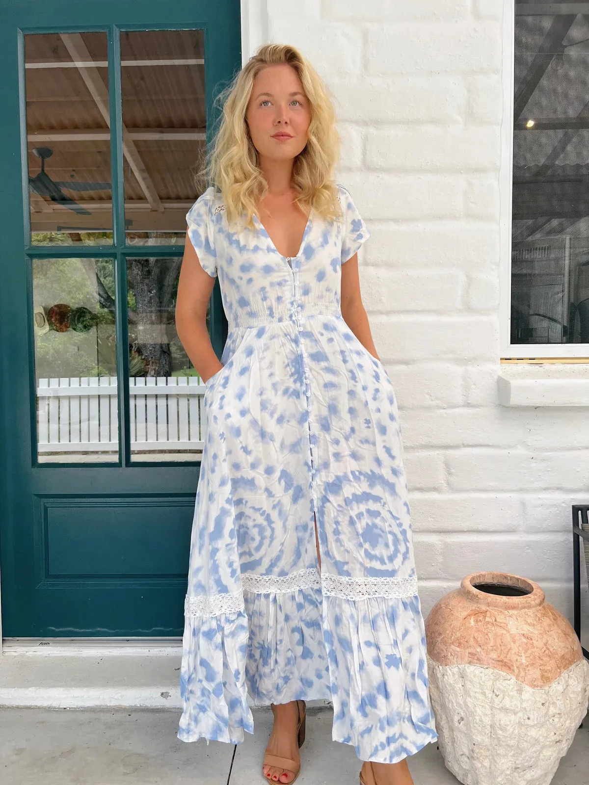 Carmen Maxi Dress - Cloud Nine Collection