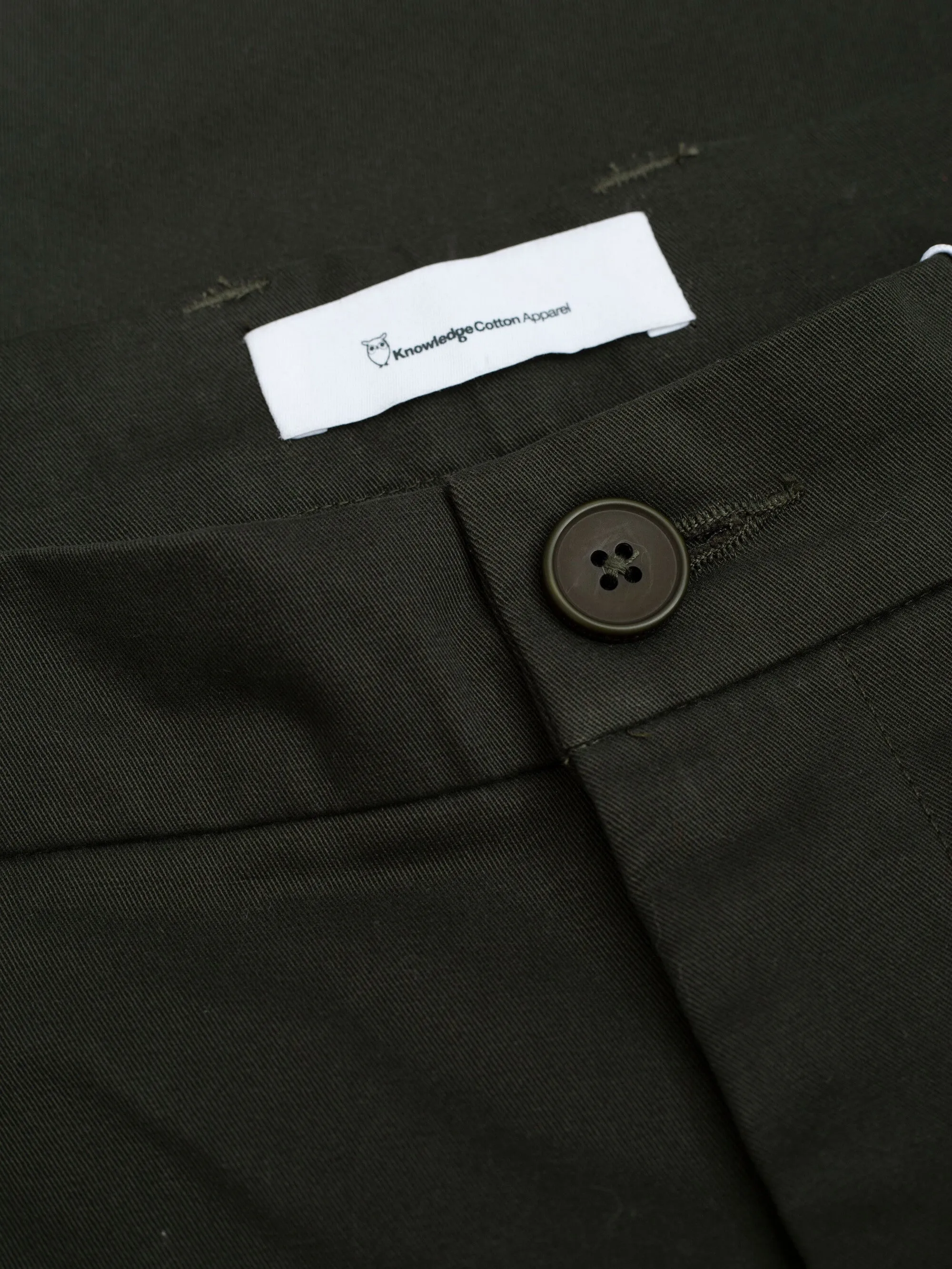 CHUCK regular twill chino pants - Forrest Night