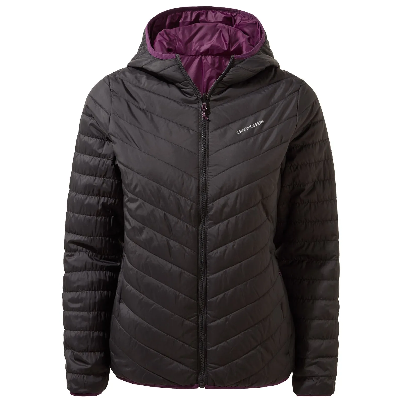 Craghoppers Ladies Compresslite V Hooded Jacket