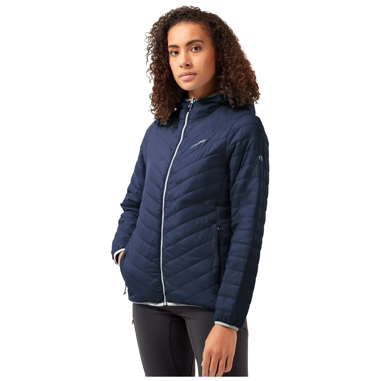 Craghoppers Ladies Compresslite V Hooded Jacket