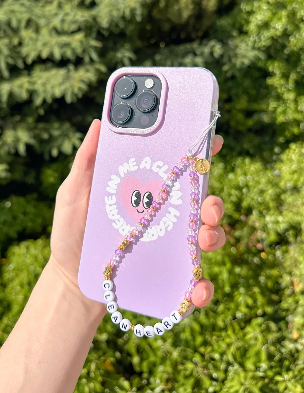 Create in Me a Clean Heart Phone Case