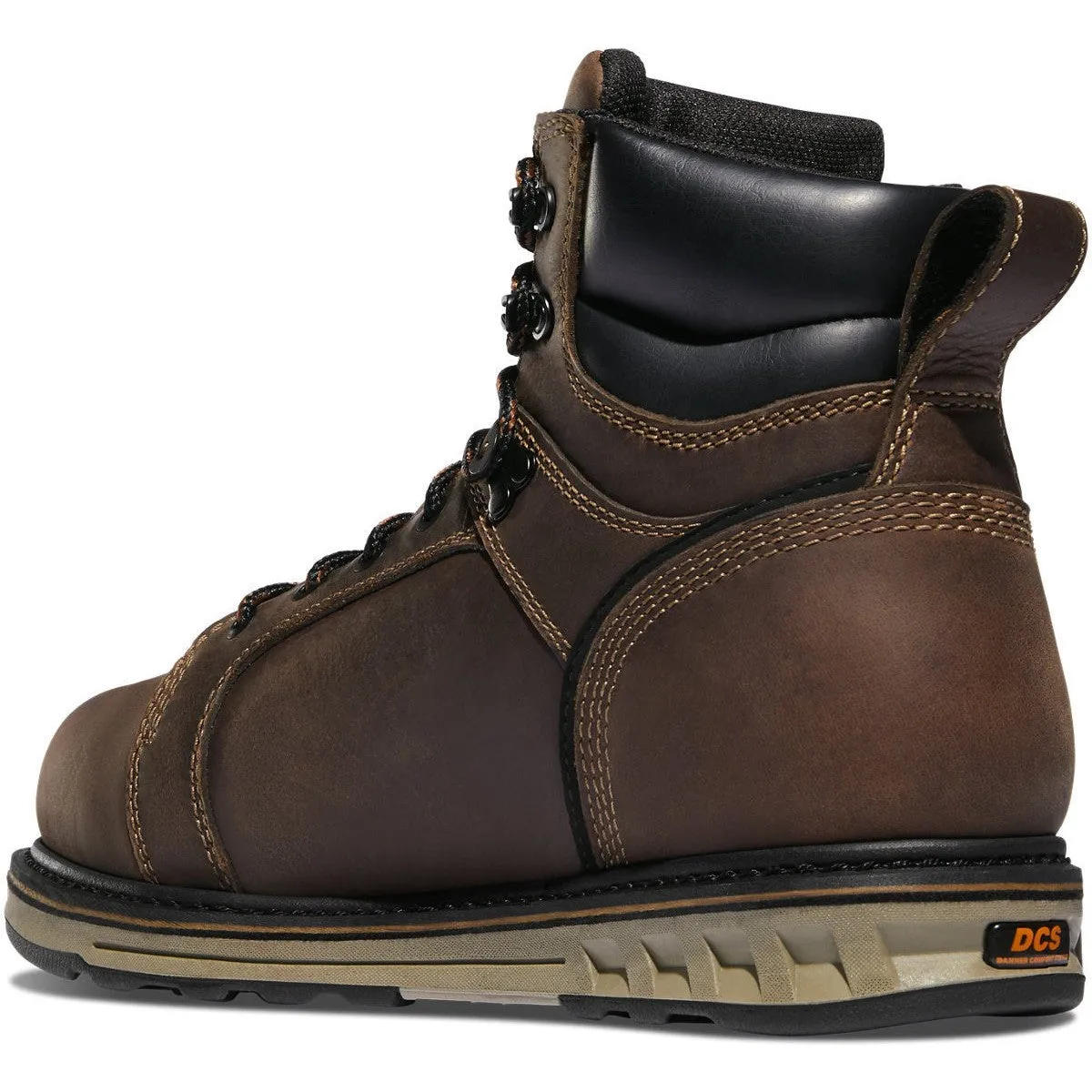 Danner Men's Steel Yard 6 ST Slip Resistant Work Boot -Brown- 12537