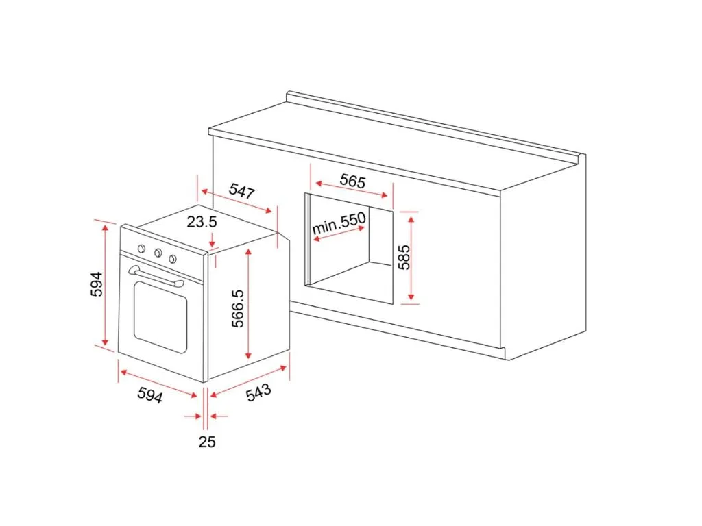 EF 6 Multi-Function Conventional Oven, BO AE 62 A