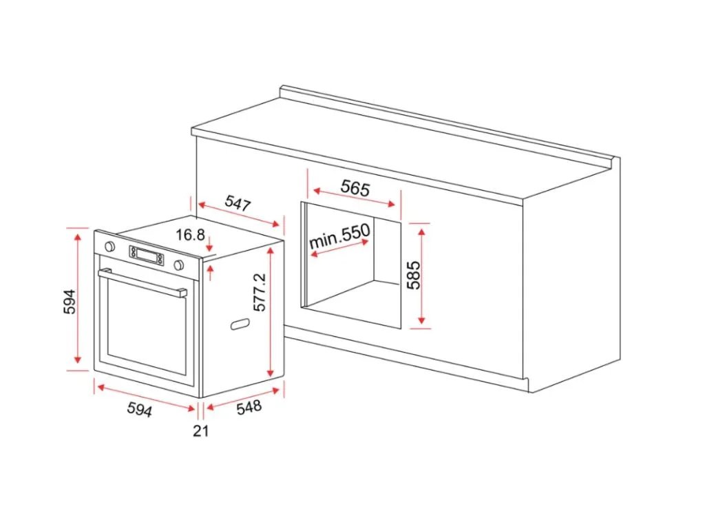 EF 6 Multi-Function Conventional Oven, BO AE 63 A