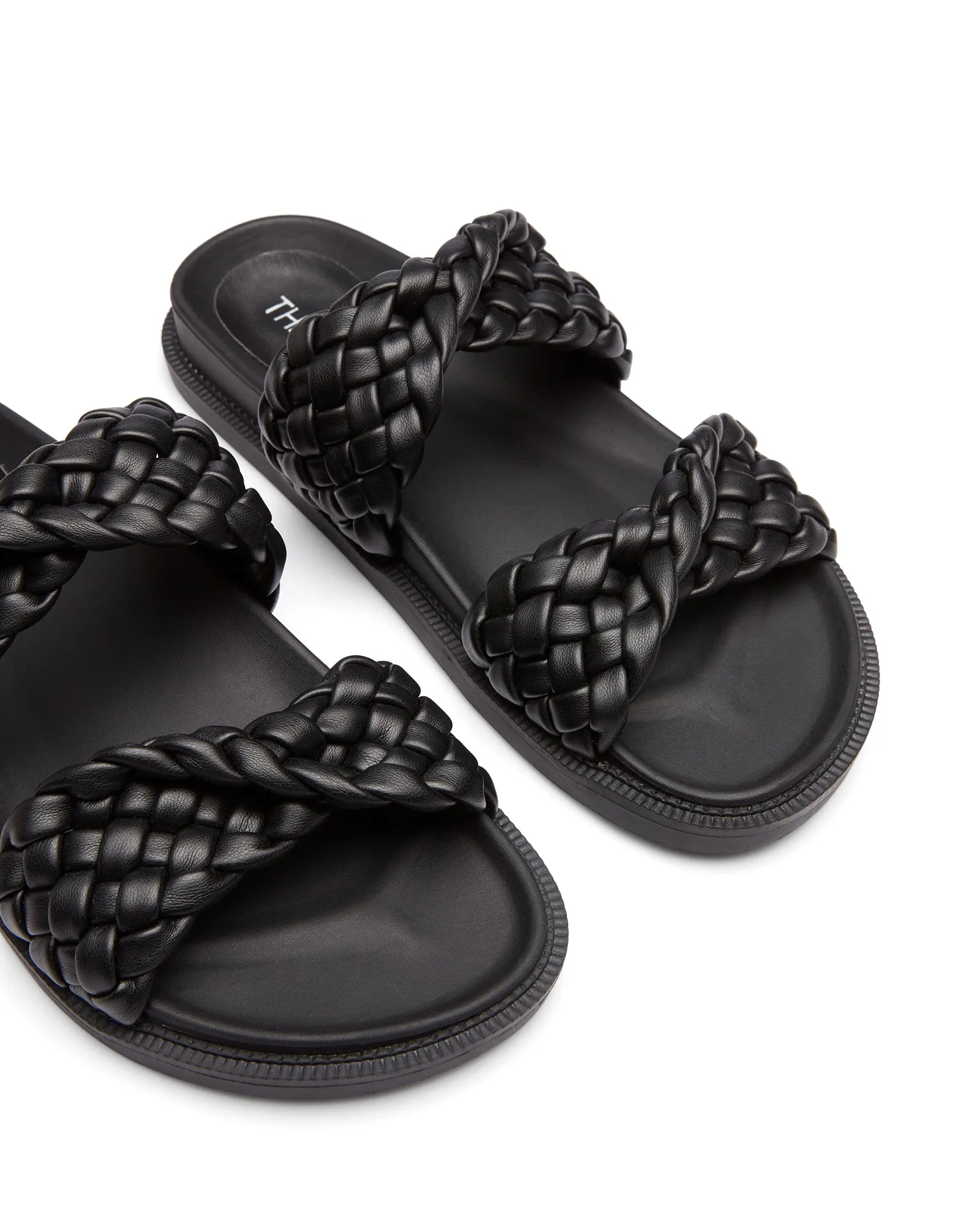 Evil Flat Sandal Black