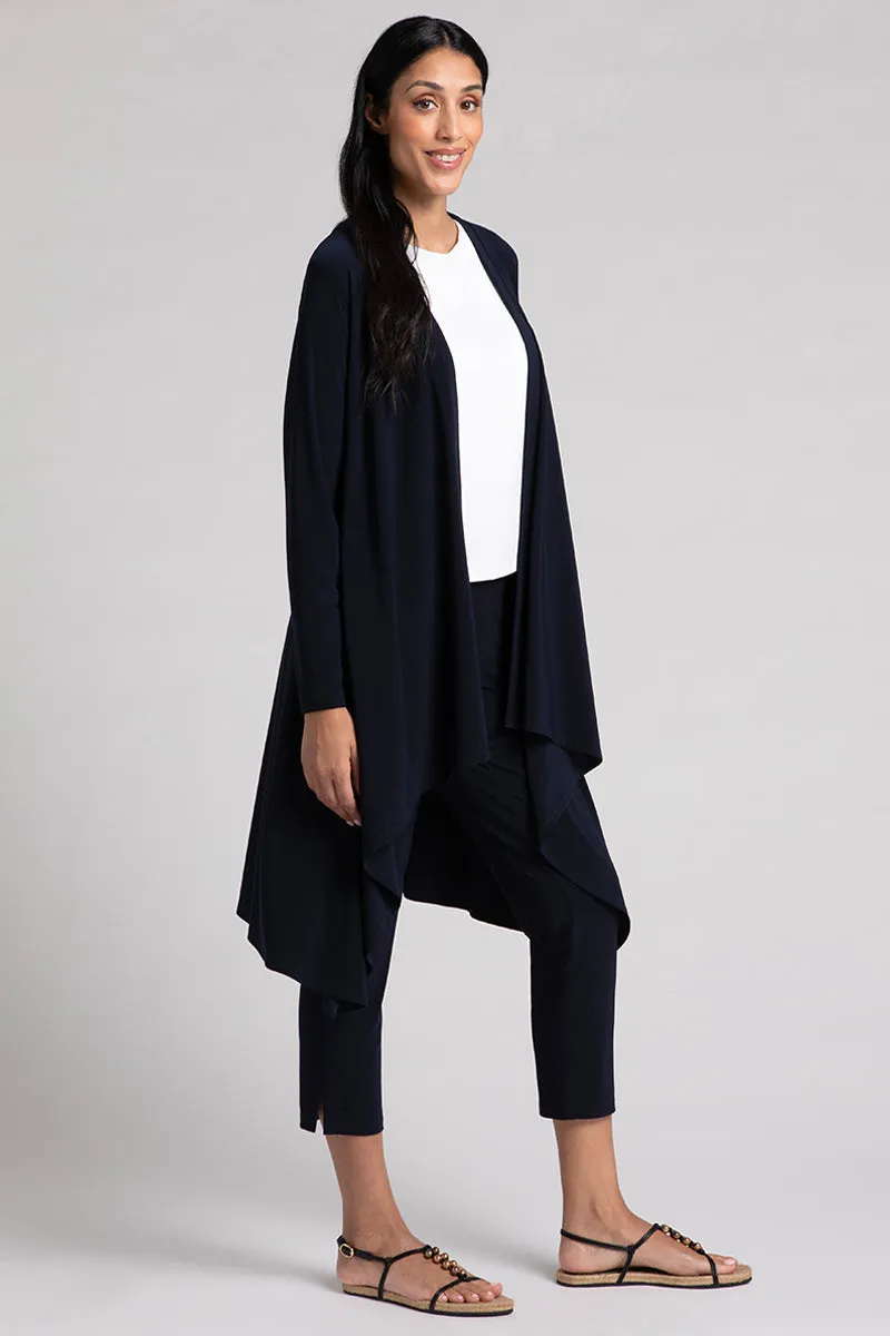 Flutter Duster Cardigan | Navy