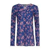 Garden Falling Floral Voile Top