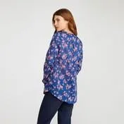 Garden Falling Floral Voile Top