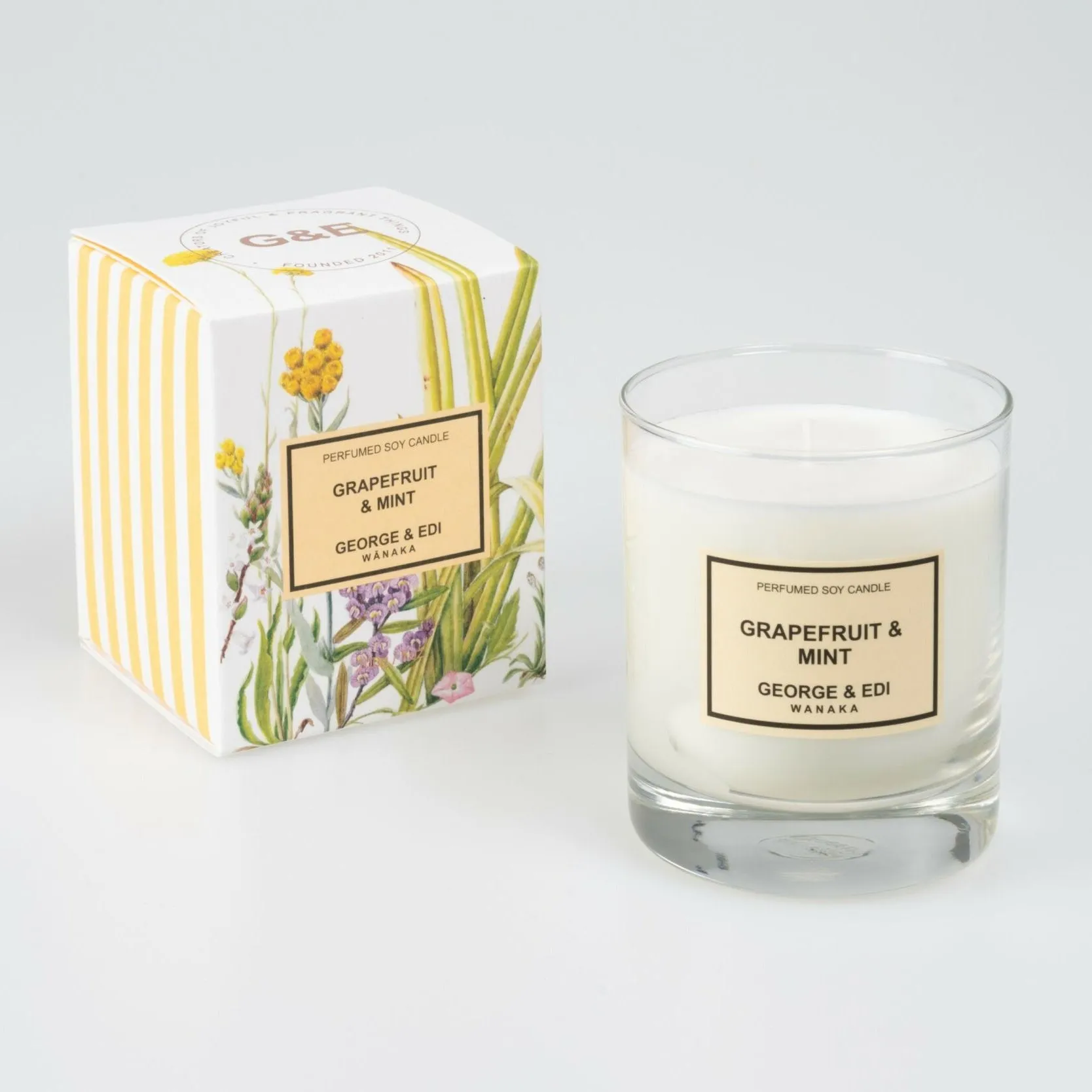 George & Edi - Candle -Grapefruit & Mint