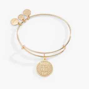 Harry Potter 'Dobby is a Free Elf' Charm Bangle Bracelet