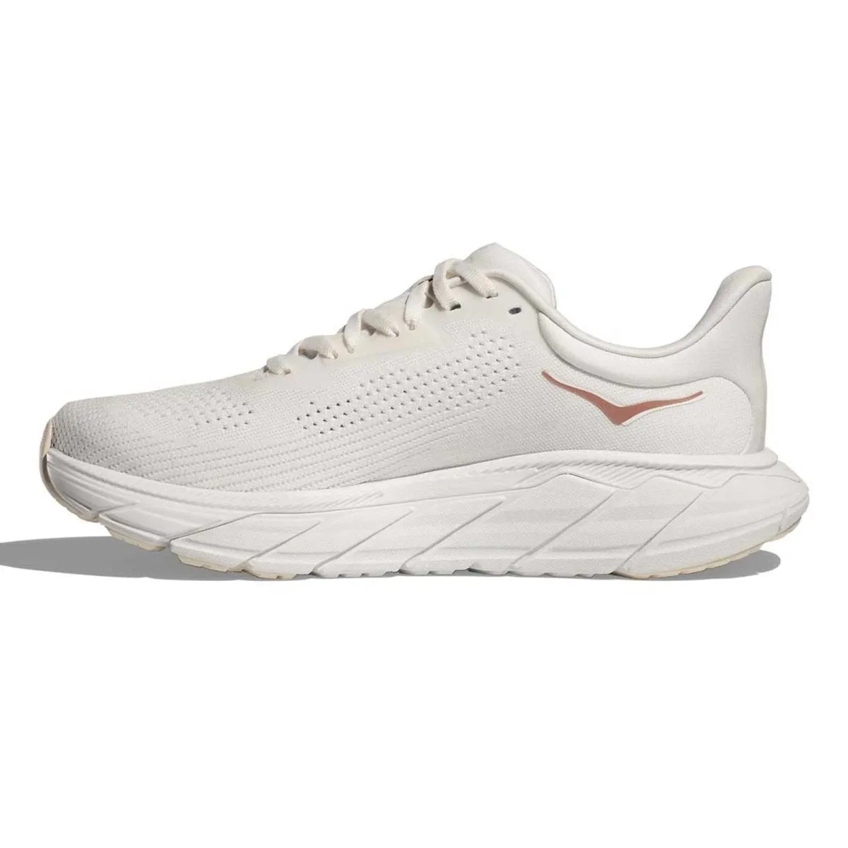 Hoka Women's Arahi 7 Blanc De Blanc/Rose Gold