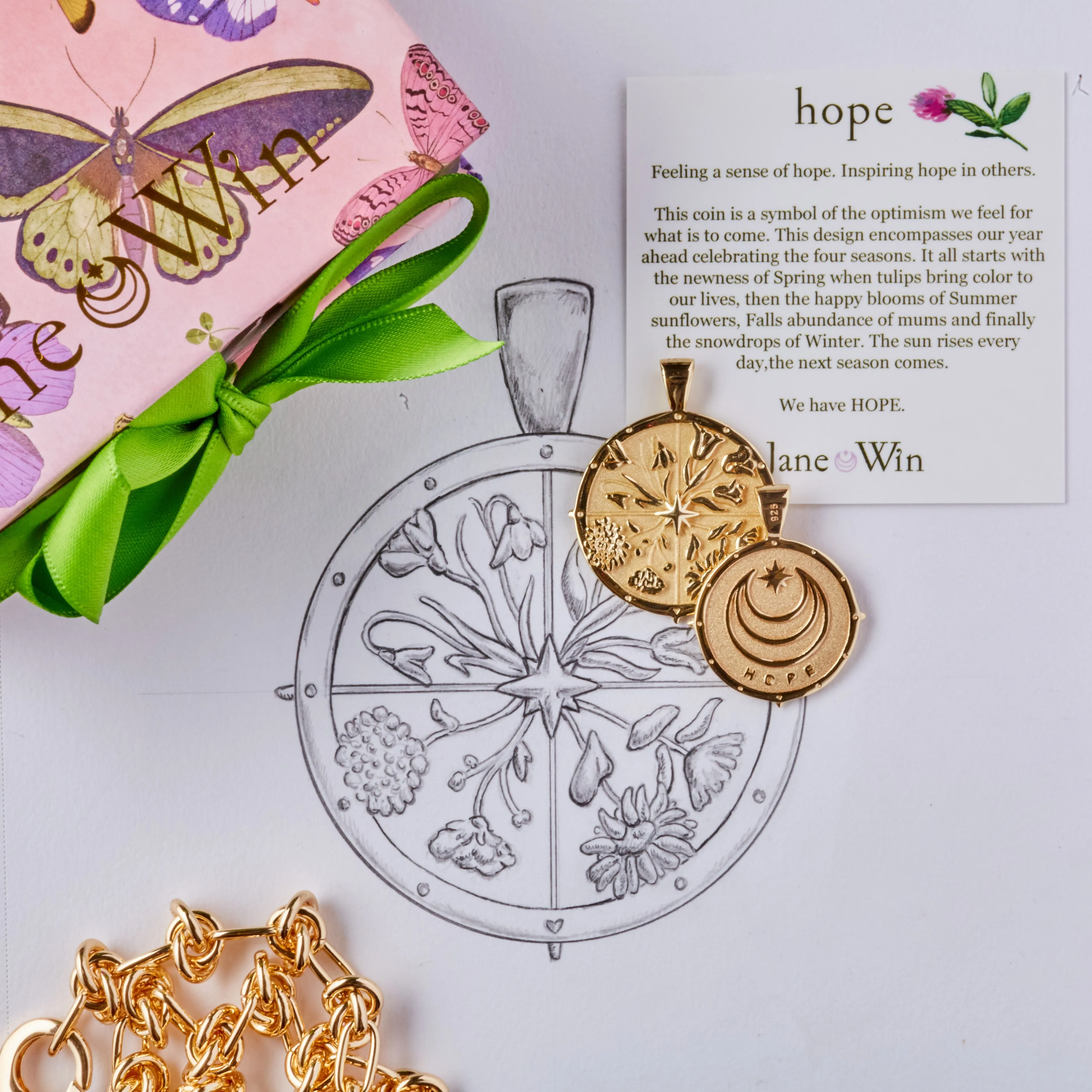 HOPE JW Small Pendant Coin