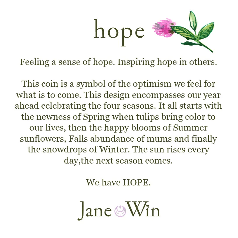 HOPE JW Small Pendant Coin