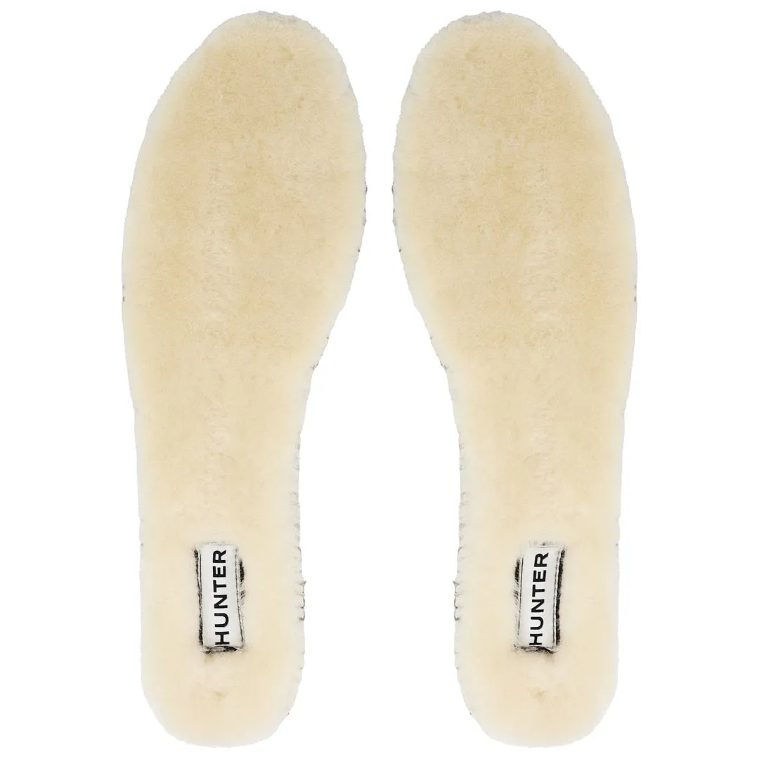 Hunter Insulated Shearling Mens Beige Insoles Shoes