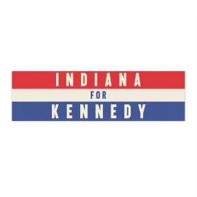 Indiana for Kennedy Bumper Sticker