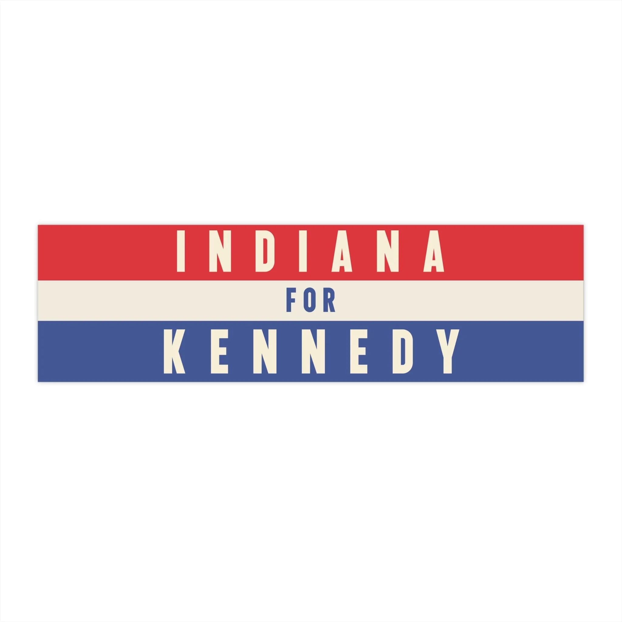 Indiana for Kennedy Bumper Sticker