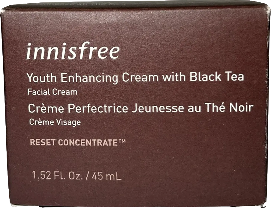 Innisfree Youth Enhancing Cream With Black Tea 45ml