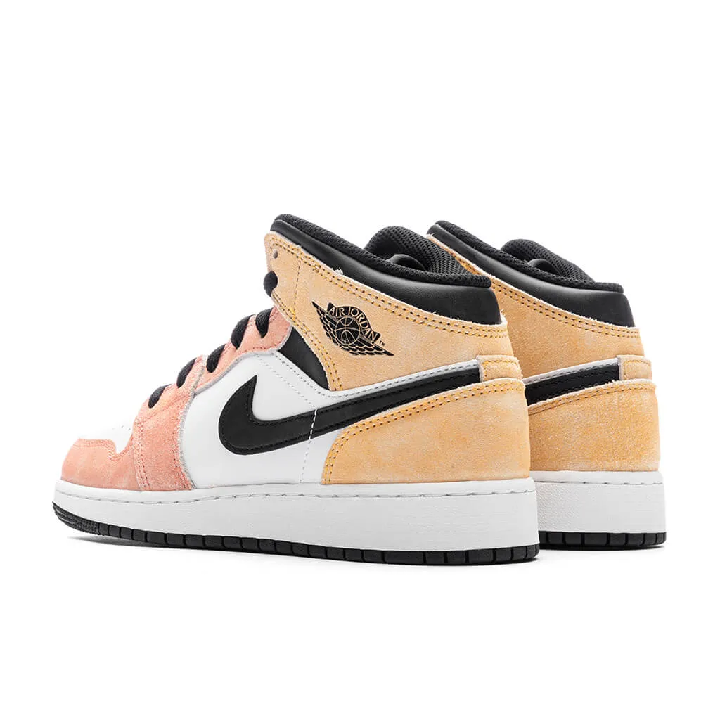 Jordan 1 Mid SE (GS) - Magic Ember/Sundial/White