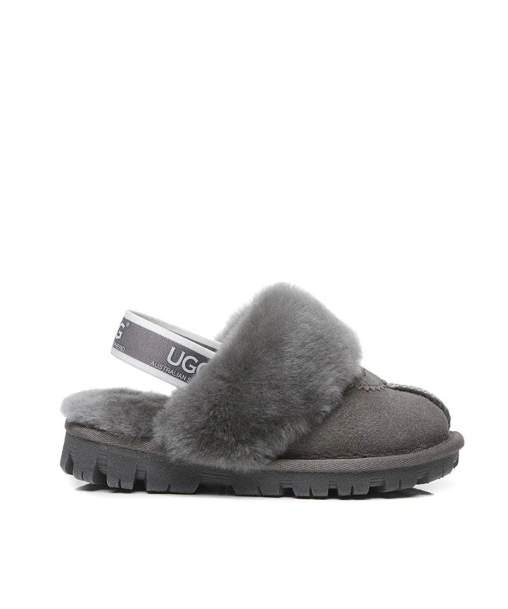 Kid’s Banded Scuff UGG Slippers