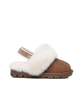 Kid’s Banded Scuff UGG Slippers