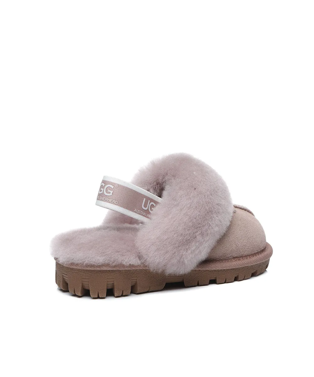 Kid’s Banded Scuff UGG Slippers