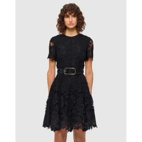 Leo Lin Caroline Lace T-shirt Mini Dress