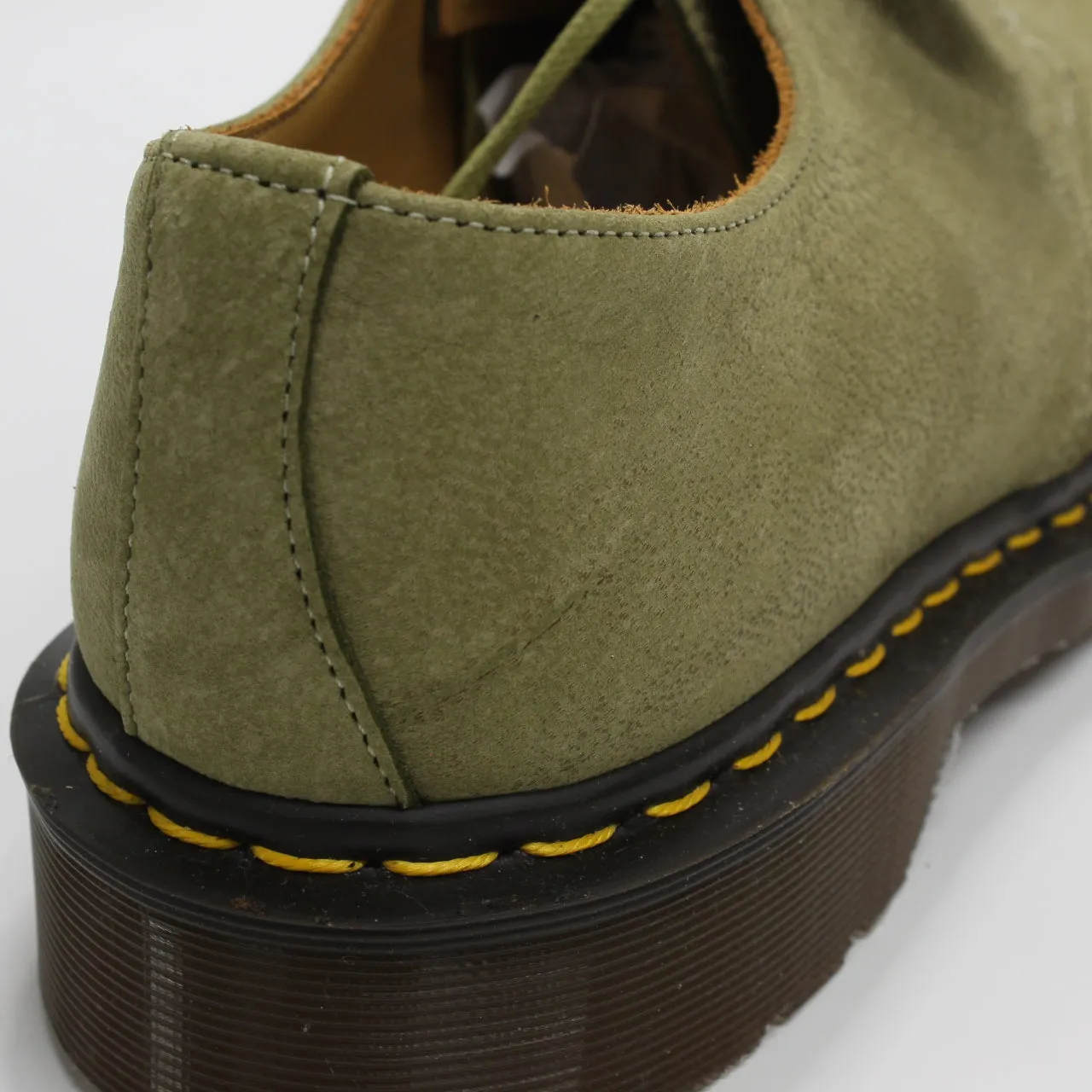 Mens Dr. Martens 1461 3 Eye Shoe Mie Green Nubuck Uk Size 10