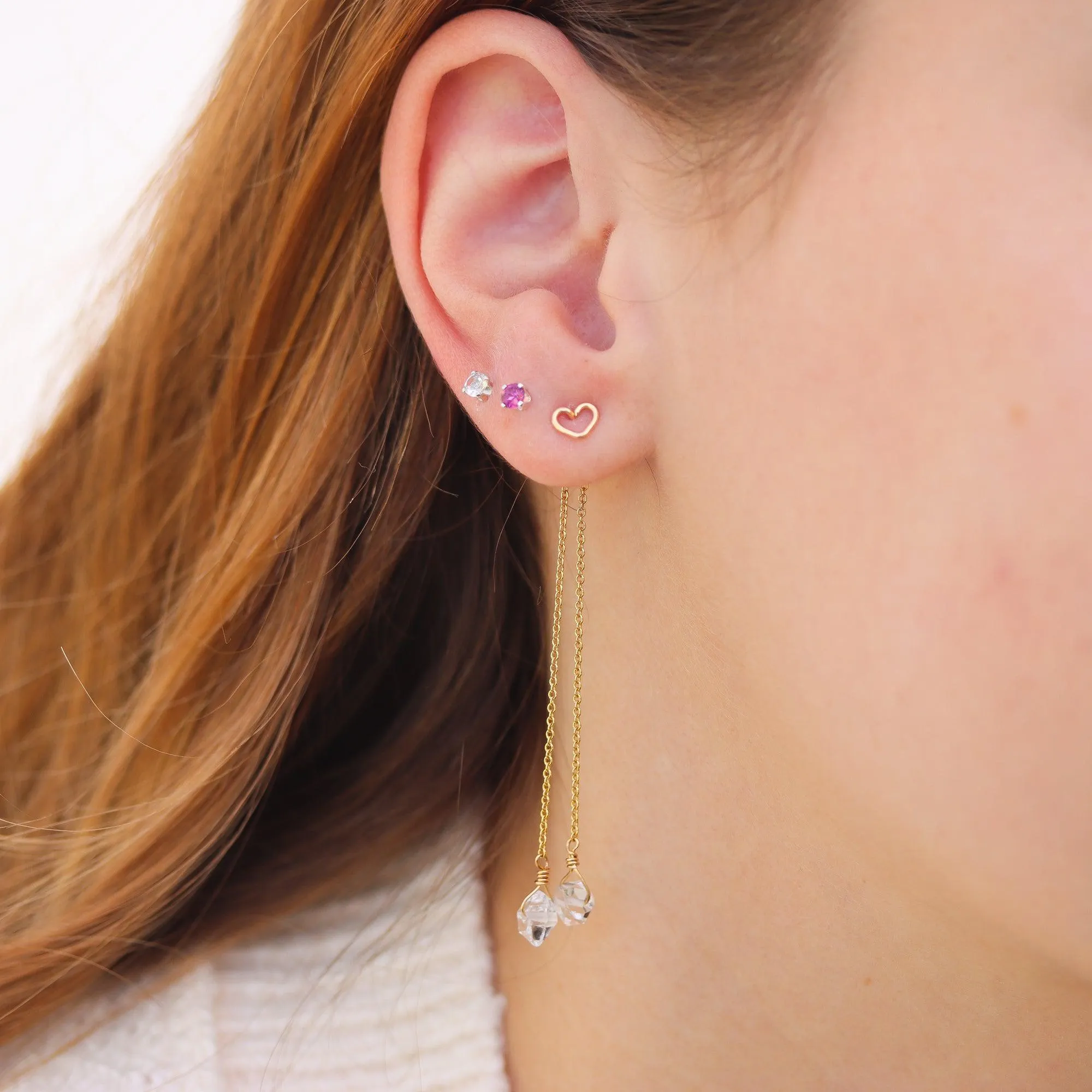 Mini Heart Studs