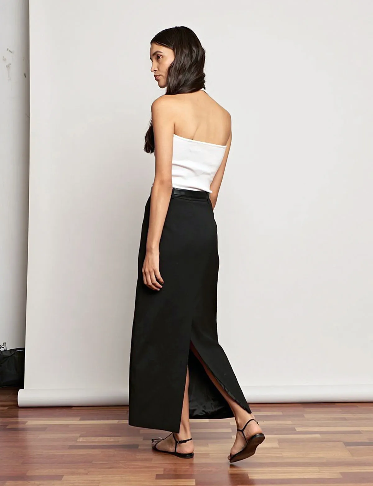 Nia Black Maxi Skirt-BESTSELLER