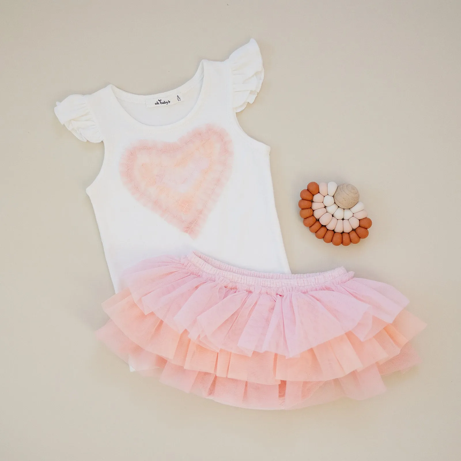 oh baby! Ombre Tutu Tushie - Peach Sherbet