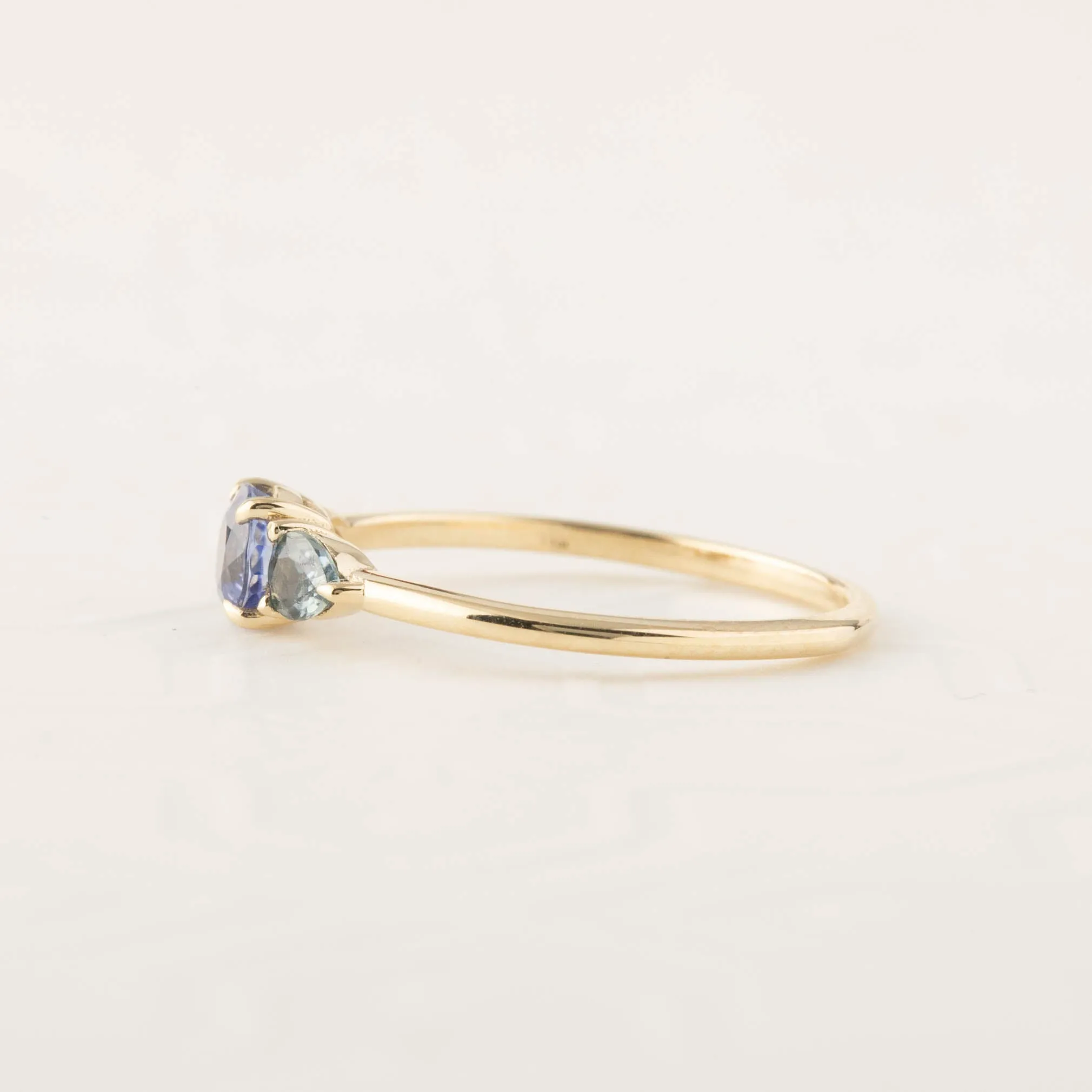 Olivia Ring - 0.5ct Ceylon Blue Sapphire (One of a kind)