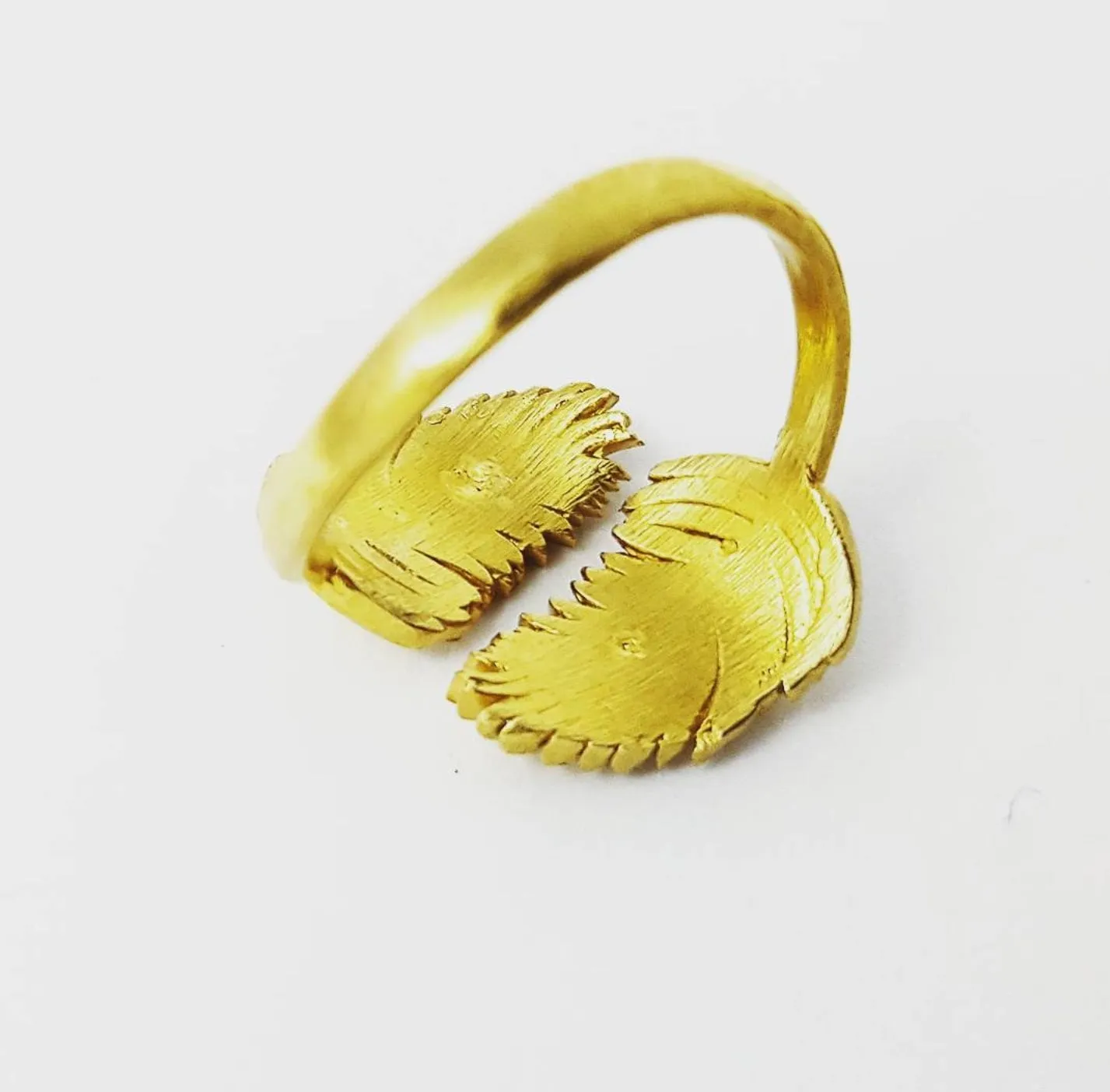 Palm Frond Bypass Ring [BACK IN STOCK 8/1]