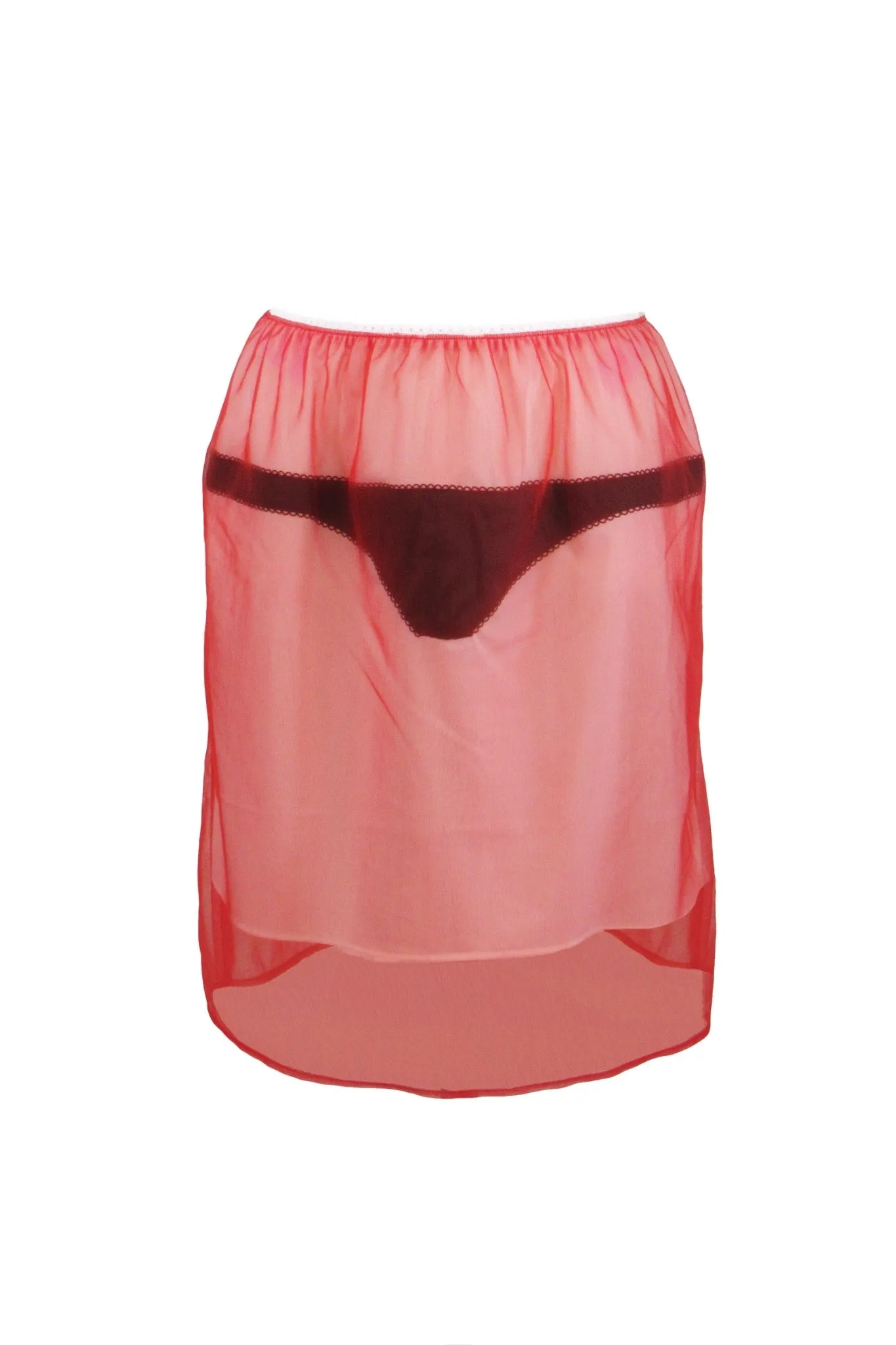 Panty Sheer Skirt / Red