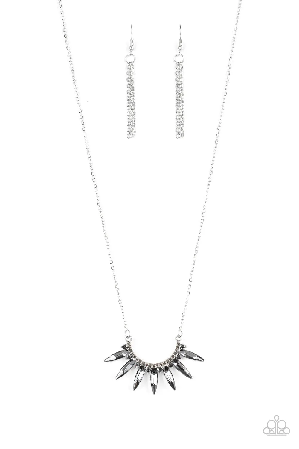 Paparazzi Empirical Elegance Silver Necklace Set