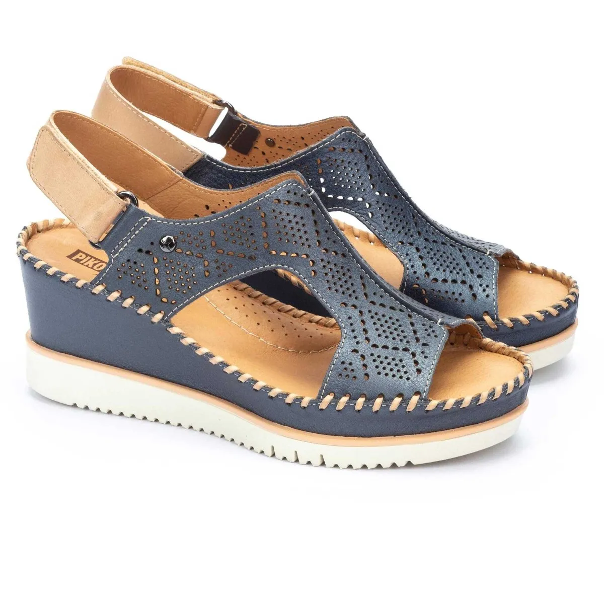 Pikolinos Women's Aguadulce Blue Leather