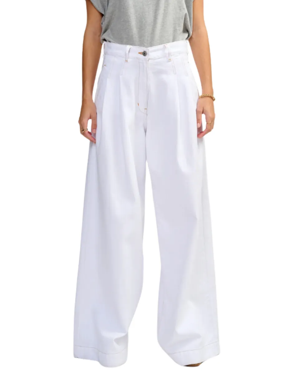 Pops Jeans White