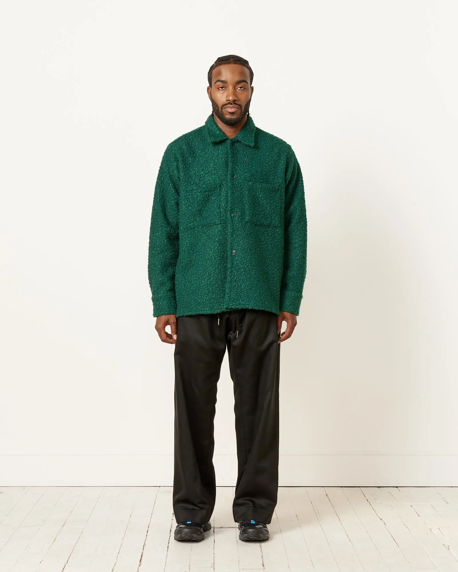 Porto Shirt Long Sleeve in Sherpa Forest