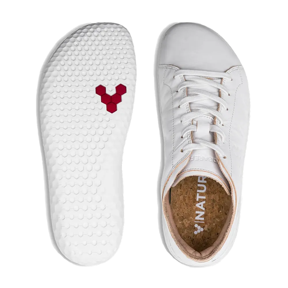 [PRE-ORDER] Vivobarefoot Geo Court III Womens Bright White (ETA. EARLY MARCH)