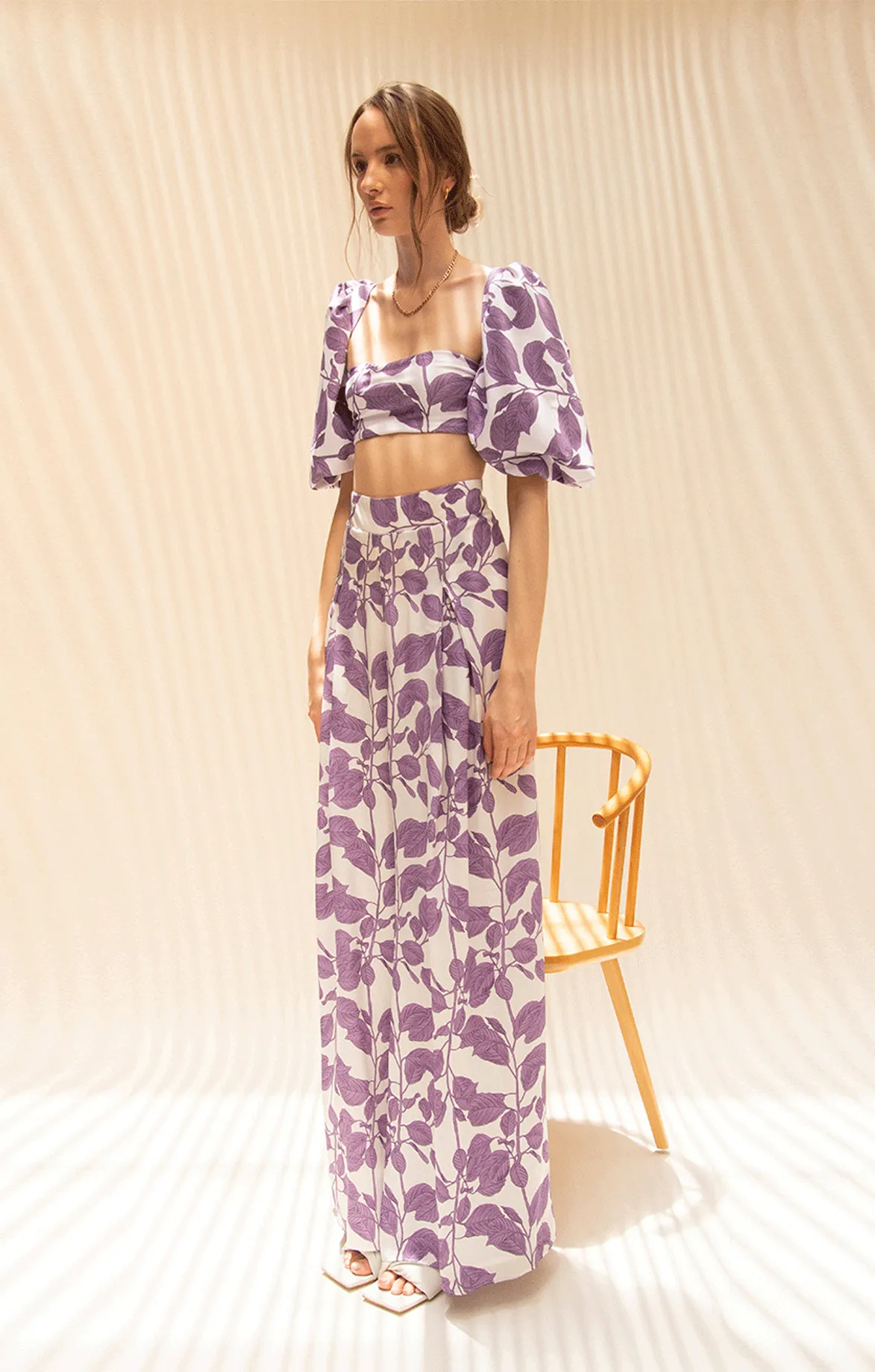 Printed Palazzo Trousers